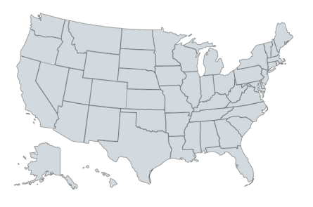 Regional states map